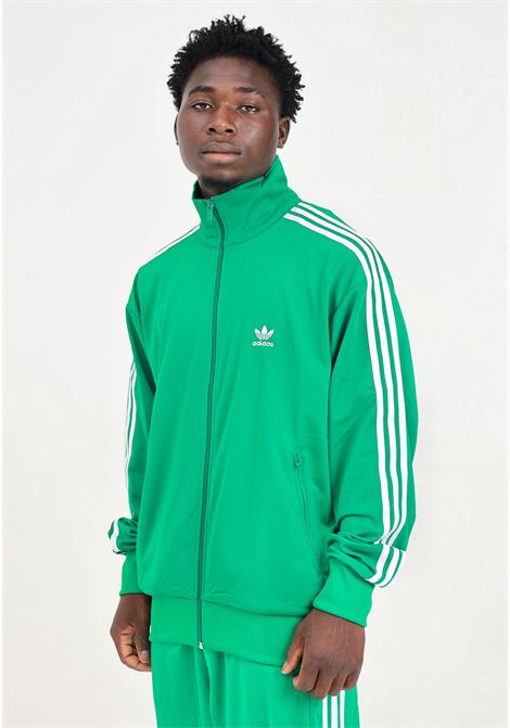 Felpa con zip Adicolor Classics Firebird verde da uomo ADIDAS ORIGINALS | IU0762.